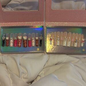 2 sets of xxlong nails. Hello kitty and Sanrio themed